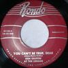 7-дюймовая пластинка KEN GRIFFIN - You Can't Be True Dear / Cuckoo Wal 45128 Rondo US Pop Б/у