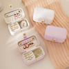 Mini Mini Jewelry Box PU Leather Earrings Ring Lipstick Case Brooch Lipstick Case  for Women Girls
