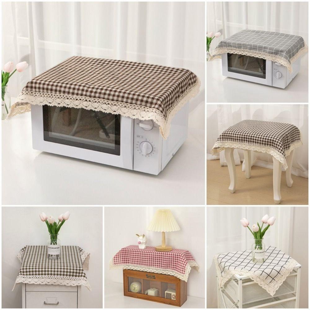 1Pcs 40x60cm Microwave Dust Cloth Dustproof Table Cloth for Desk Photo Background