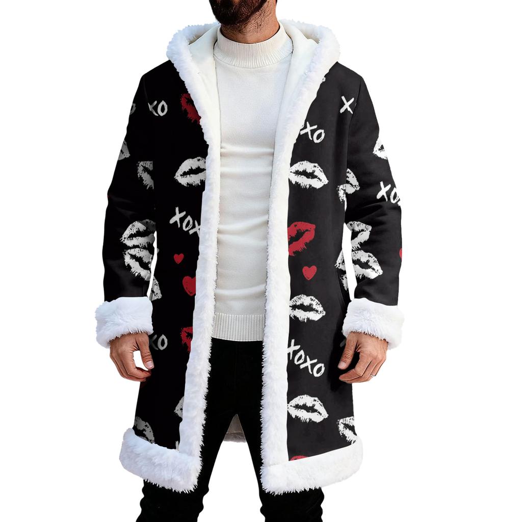 Унисекс кардиган с капюшоном и карманами, теплая верхняя одежда