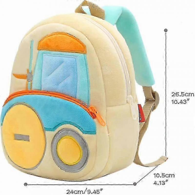 Cute Soft Plush Animal Cartoon Toddler Backpack for Kids Aged 1-6 Years (style 6)