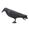 Simulated Crow Bait Decoration Plastic Bird Scare Tool Scarecrow Mice Control Deterrent Repeller Decor for Birds Control Black
