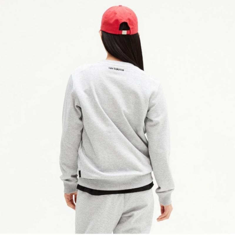 New Balance Футболка с длинным рукавом Rqk Nbnce11013 Ac Uni Essential Small Logo Sweatshirt Sta
