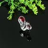 Natural Mozambique Garnet Gemstone 925 Sterling Silver Gift Ring Size 10 Q2q00