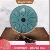 6-inch 8-note Steel Hand Drum for Children - Ethereal Percussion Instrument with Lotus Design
