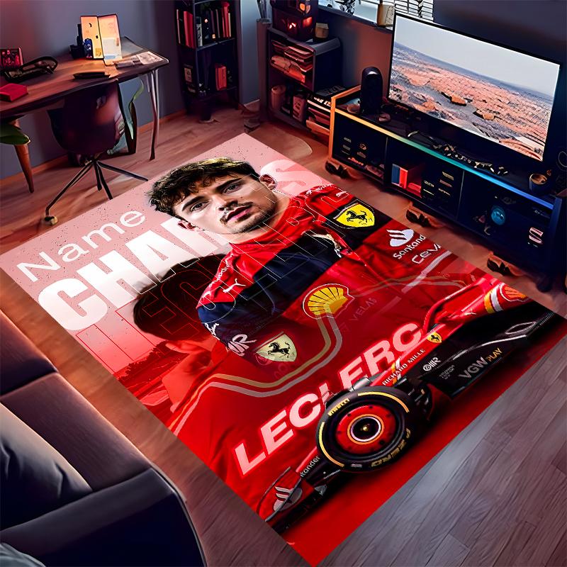 Custom personalization Charles Leclerc Print Area Rug - Soft, Washable Non-Slip Indoor Mat,Living Room,Home&Office Decorative Rug