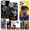 Рэпер 2pac Певец Тупак Принт Мягкий Чехол для iPhone 13 Pro Max 12 Mini 11 XS XR X SE 7 Plus Оболочка Телефона 8 6 6S 5 5S Чехол с Рисунком