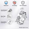 New Punk Puzzle Ring for Men,Vintage Stainless Steel Statement Ring,Male Jewelry Gift for Dad Son BBF