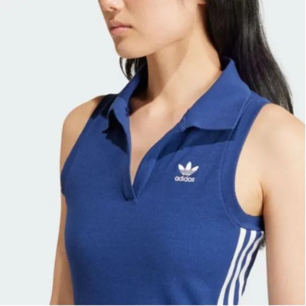 Adidas Originals Sportlife Sleeveless Dress Women's Blue (Unisex) Sleeveless Dresses IR6126
