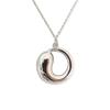 Pre-owned Tiffany 925 Eternal Circle Long Necklace J78-84
