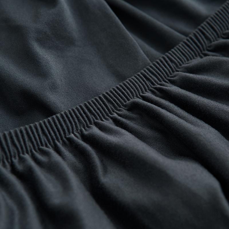 Высокоэластичный Однотонный Чехол для Дивана из Искусственного Молочного Шелка Легко Устанавливается Ткань, Устойчивая к Пятнам от Животных Мягкий и Приятный для Кожи