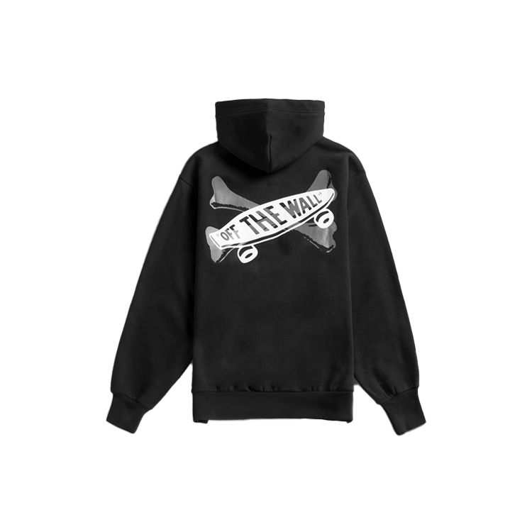 Vans Мужские толстовки с капюшоном X Wtaps Crossbones Print, черные VN0A4TRBBLK1
