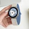 Силиконовый ремешок с магнитной петлей для Samsung Galaxy watch 6 5 pro 4 Classic active 2-звенный браслет huawei GT 2-2e 3-4 ремешок 20 мм 22 мм