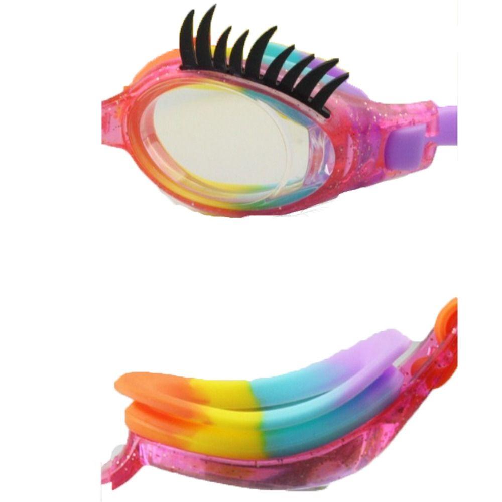 Anti Fog Eyelash Glasses Waterproof Swimming Goggles Childrens Swimming Goggles  Water Sports