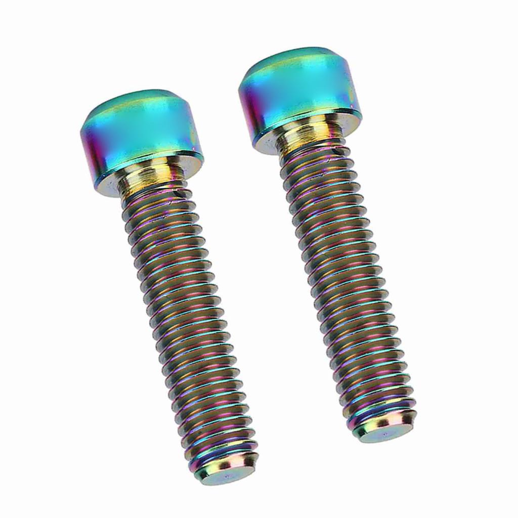 RISK 2 шт. болтов M6 X 25 мм для суппорта дискового тормоза горного велосипеда (многокрасочный)