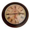 30.48 Cm Wooden Wall Clock Vintage Style Wall Clock Antique Finish Wooden Station Clock