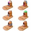 Turtle Capybara Mobile Phone Stand Figure Model Capybara Cell Phone Bracket  Desktop Ornaments