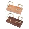 Walnut Brass Business Card Holder Wooden Business Case Metal Business Card Holder Beech Note Box Solid Wood Card Holder