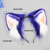 Blue Animal Ear Headband Halloween Lolita Maid Hairhoop Role Playing Hairdband Costume Accessories Cosplay Headpiece