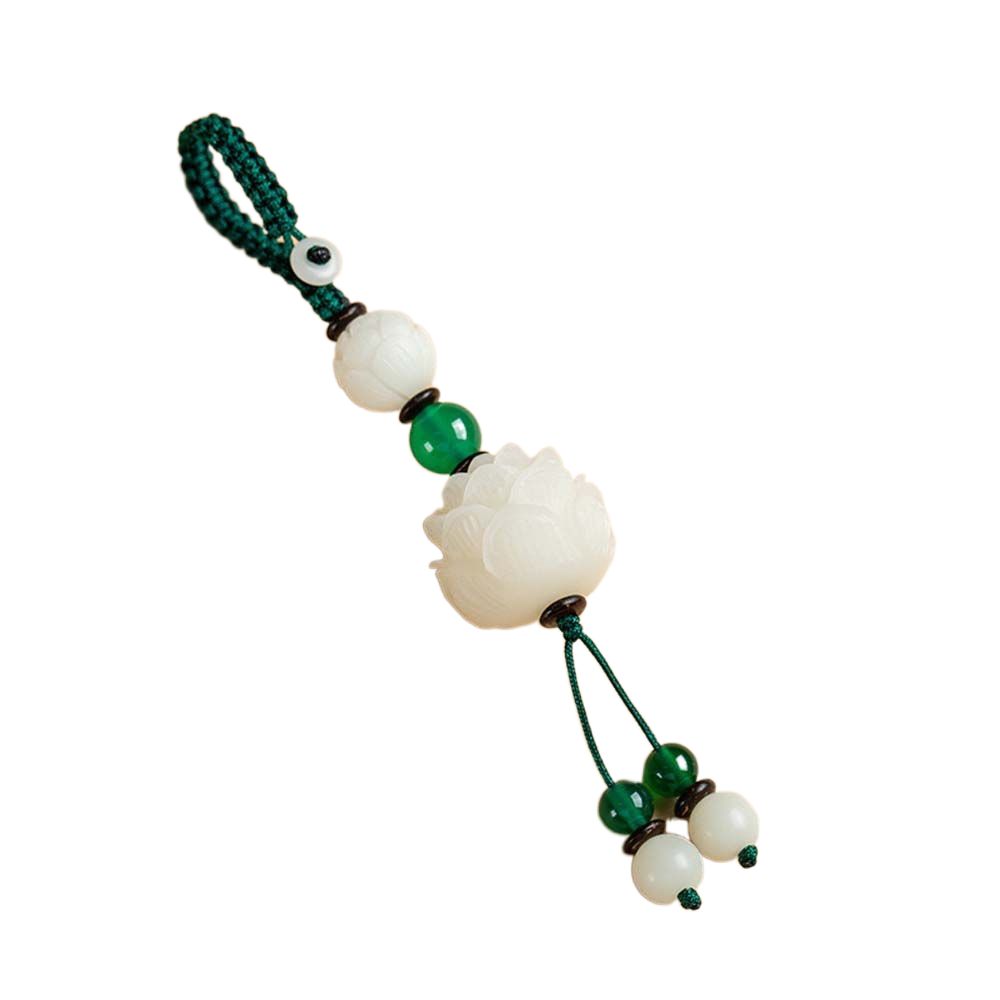 Подвесной ремешок для телефона с защитой от потери, ремешок для мобильного телефона, брелок для ключей от машины в виде лотоса Бодхи, брелок для ключей