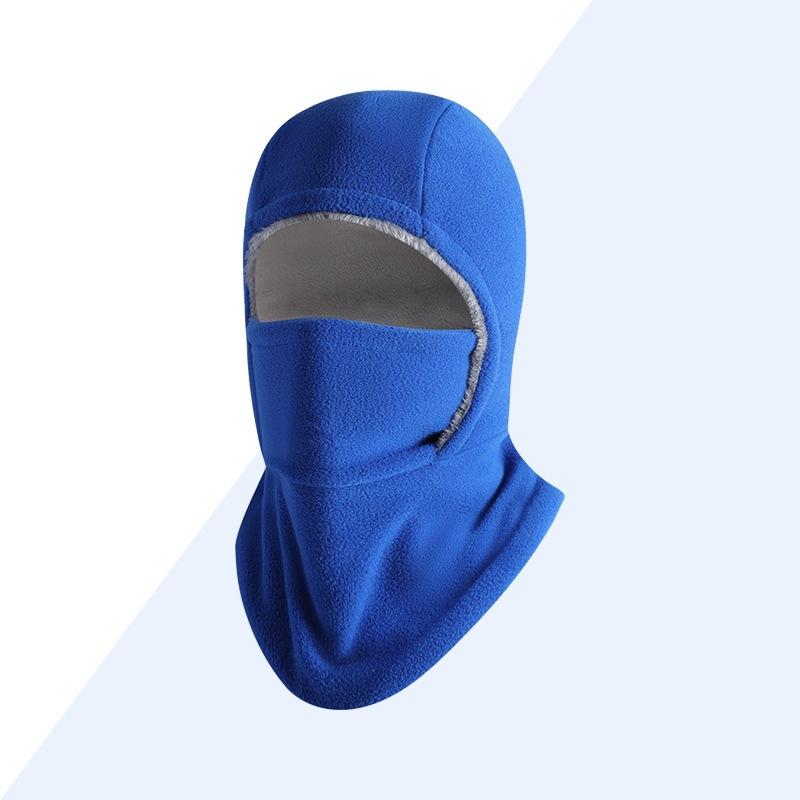 Outdoor warm pullover hat for men and women, cold protection in autumn and winter, integrated face protection and neck protection, piled and thickened