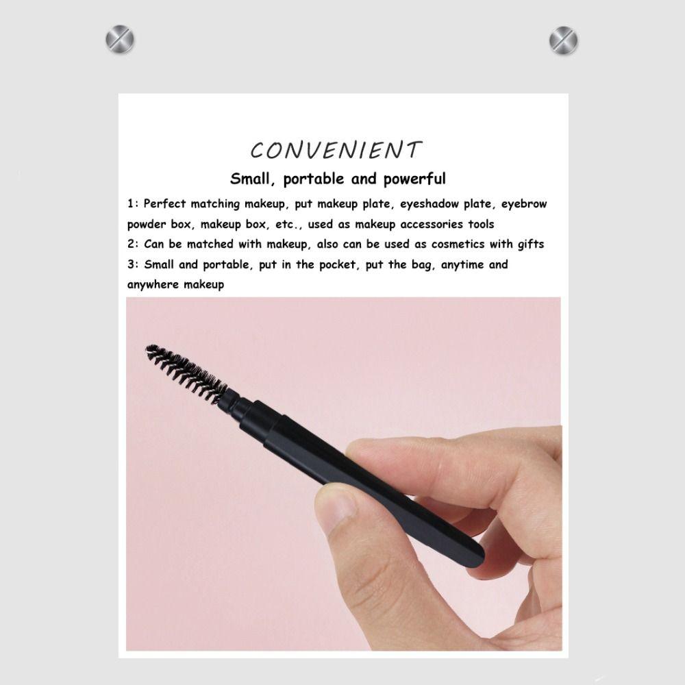 with Dust Cover Spiral Tower Shape Lip Brush Eyebrows Eyelashes Brush Makeup Tool Eyeliner Brush