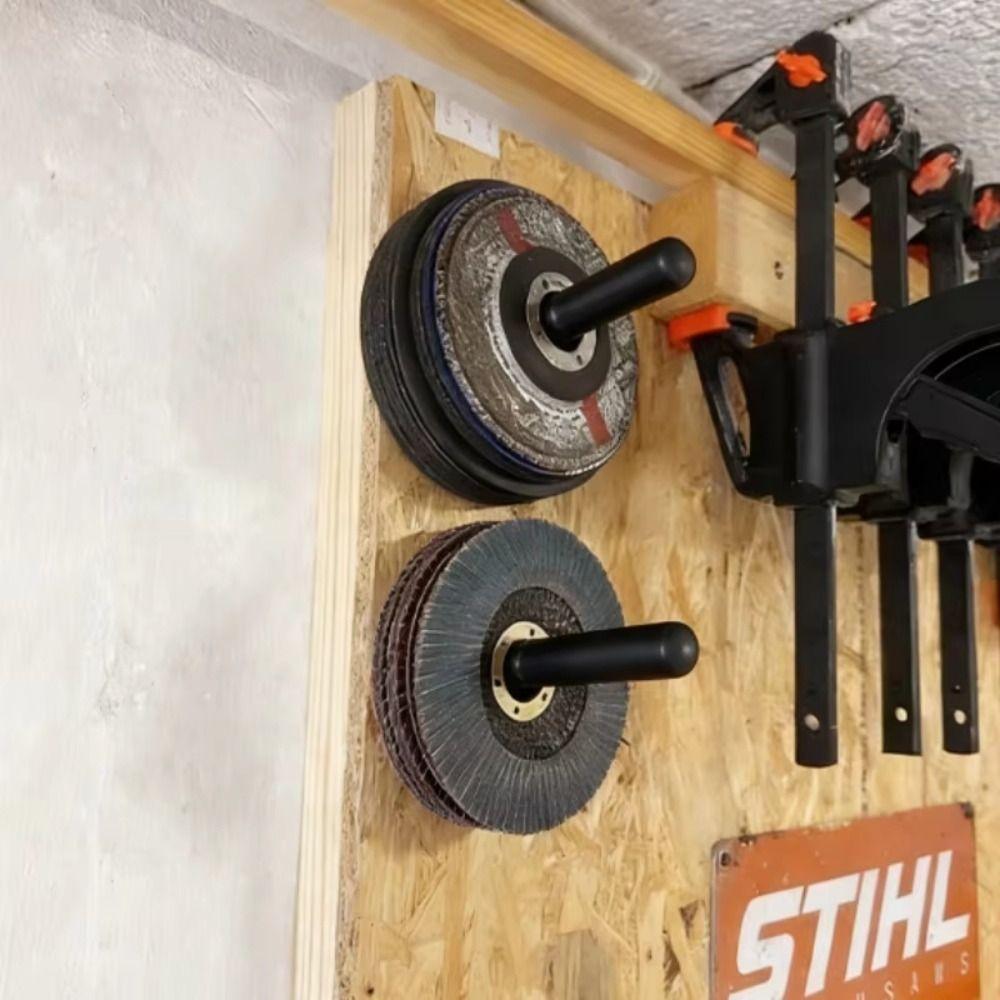 Wall Mounted Design Wall Mount Grinder Rack Space Saving Tool Sorting Bracket Home Storage