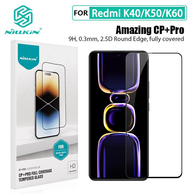 For Redmi K50 K60 Pro Glass Nillkin CP+Pro Screen Protector Tempered Glass for Xiaomi Redmi K40S K50 K60E