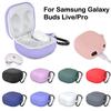 Защитный чехол для беспроводных наушников Bluetooth для Samsung Galaxy Buds Live, противоударный силиконовый чехол с защитой от потери и крючком