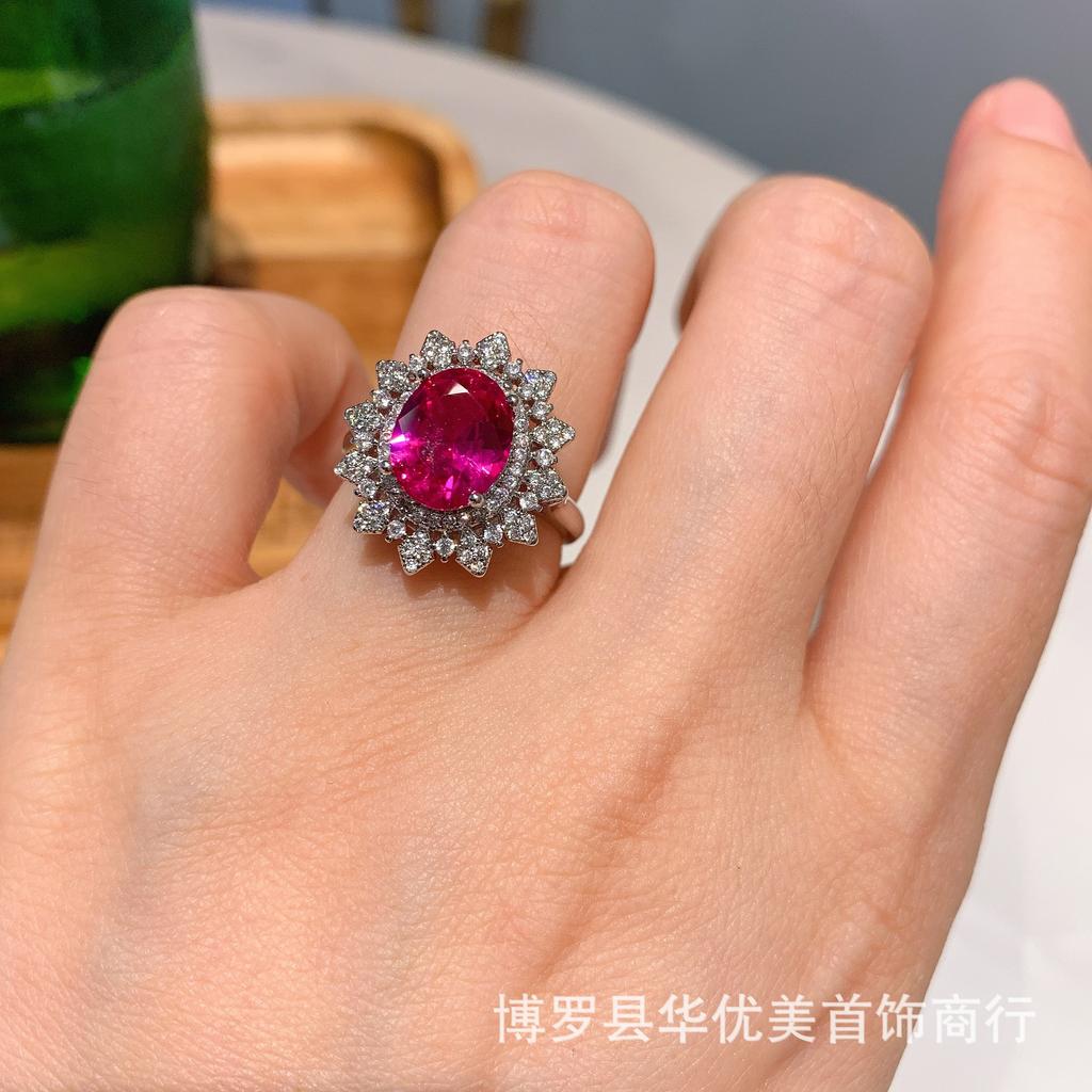 Комплект из рубинов, новая подвеска, серьги-гвоздики, свадебные украшения, ретро-комплект из трех предметов.