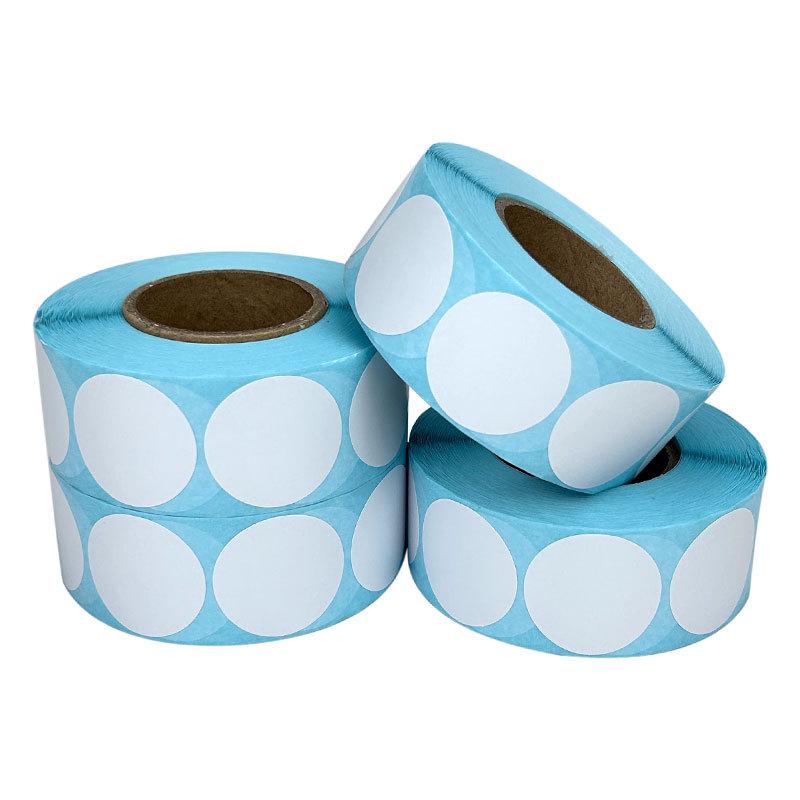 Customizable 30mm Round Thermal Self-Adhesive Sealing Stickers, 1000 Pieces.