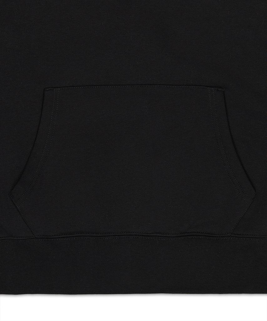 Flag Fleece Hoodie - Black
