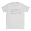 Футболка NIN Retro Logo Nine Inch Nails, мужская модная хлопковая футболка с круглым вырезом и коротким рукавом, идея для подарка, одежда