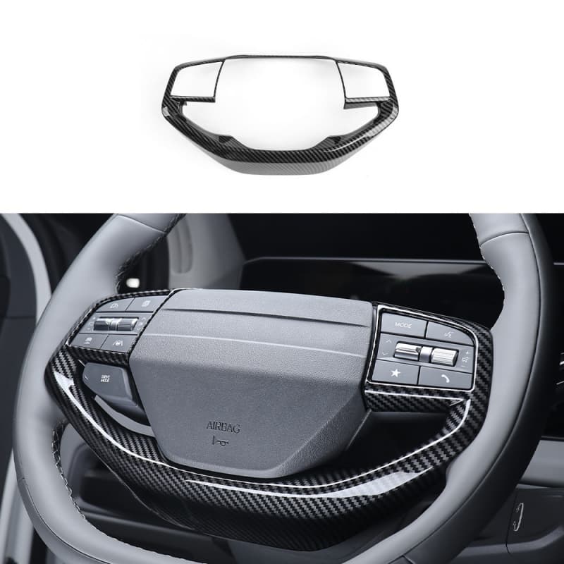 Для Kia EV3 2024 2025 Отделка центральной консоли из углеродного волокна, кнопок стеклоподъемника, центрального воздуховода, накладка на задний ряд, аксессуары для тюнинга автомобиля, LHD