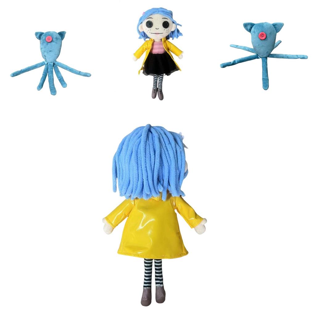 Charming Coraline Squid Plush Doll With Super Soft Pp Cotton Perfect For Collectors