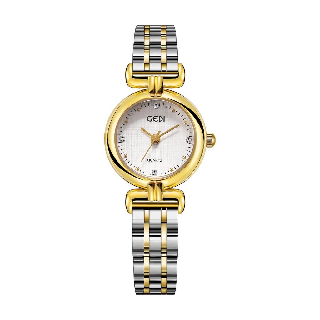Cloth Surface Women'S Watch Niche High-End Sense Medieval Watch Women'S Waterproof Stainless Steel Quartz Watch