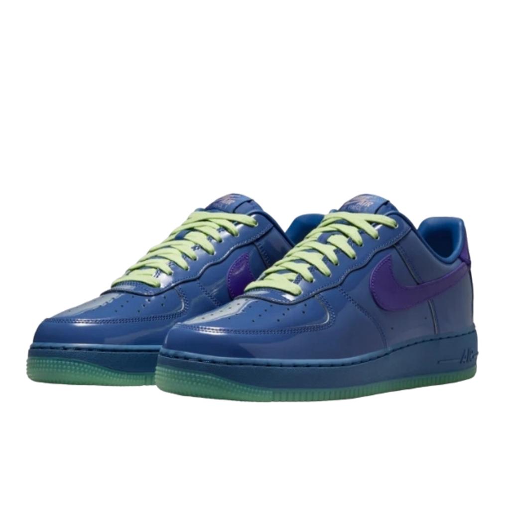 Nike Air Force 1 Low Patent Leather Mystic Navy Grape Ice