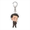 Anime Jujutsu Kaisen Cosplay Funny Keychain Gojo Satoru Geto Suguru Acrylic Car Keyring Bag Pendant Fan Collection Props Gift
