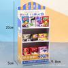 Simulation Mini Doll House Supermarket Shelf Display Dining Rack Playing House Children'S Toy Model Ornament Food Toy