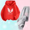 2025 Autumn Korean Girl Clothing Kawaii Kids Clothes Cute Children's Hoodies and Sweatpant 2pcs Set