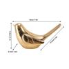 Resin Gold Bird Tabletop Decorative Ornament  TV Cabinet Desktop Decor
