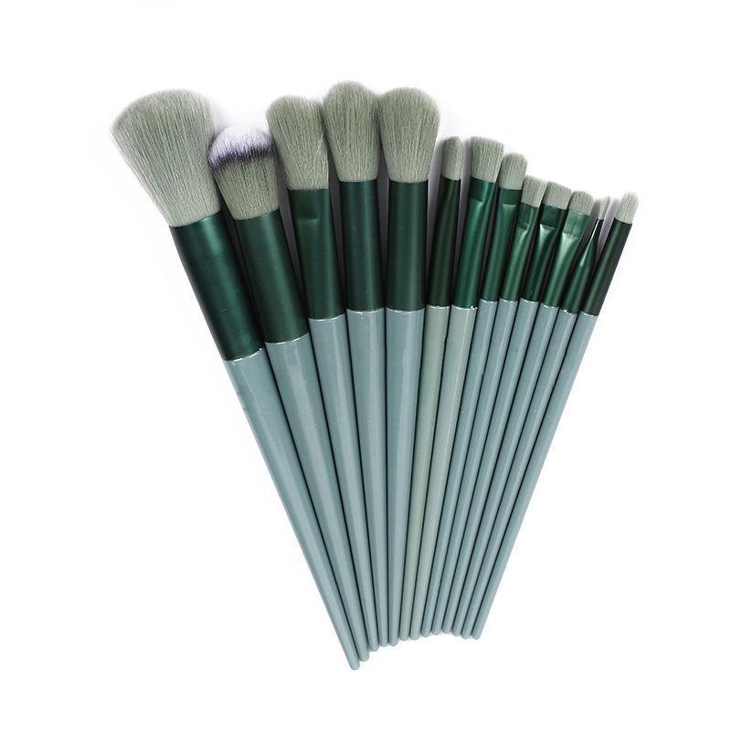 13-Piece Makeup Brush Set Portable Bristle Blush Eyeshadow Brush Complete Beauty Tool Foundation Beginner Soft Hair Beauty Tools