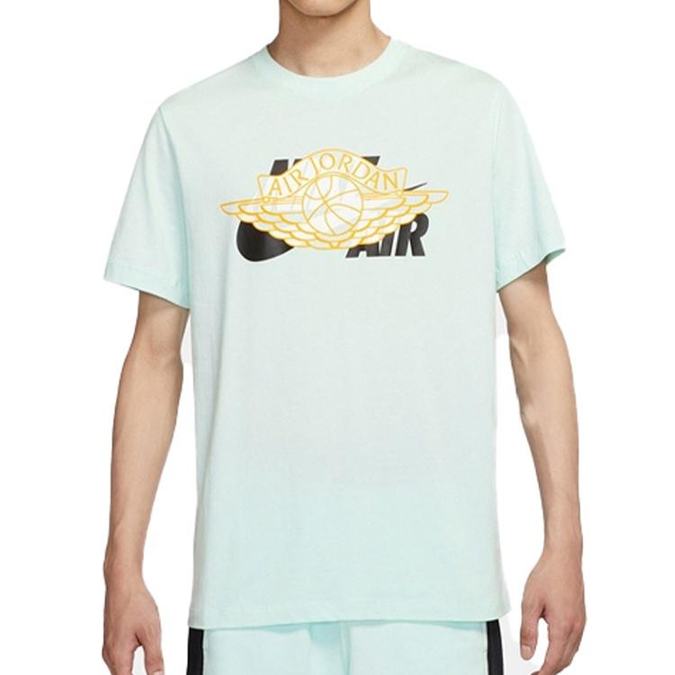 Air Jordan WINGS Short Sleeve Men's Blue CU1980-330
