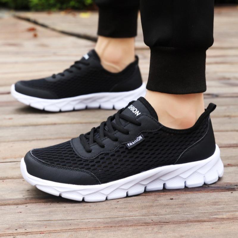 Fashion Men Sneakers Summer Lightweight Breathable Mesh Running Men's Shoes,anti Slip Wear-resistant Platform Sneakers Tênis Masculino
