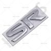 AAZZ1 Car Styling SR 3D Letter Metal Car Rear Trunk Emblem Stickers For Nissan Tiida Teana QASHQAI BLUEBIRD Tailgate Logo Sticker