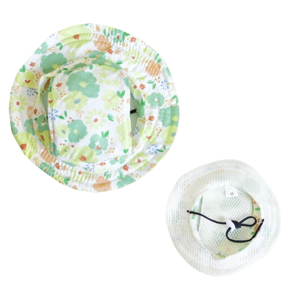 Cute Fruits Plants Dog Fisherman Hat Strawberry Lemons Breathable Pet Cat Sun Hat Comfortable Adjustable Dog Sunscreen Hat