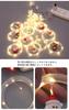 Waterproof LED Christmas tree lights for indoor and outdoor use.