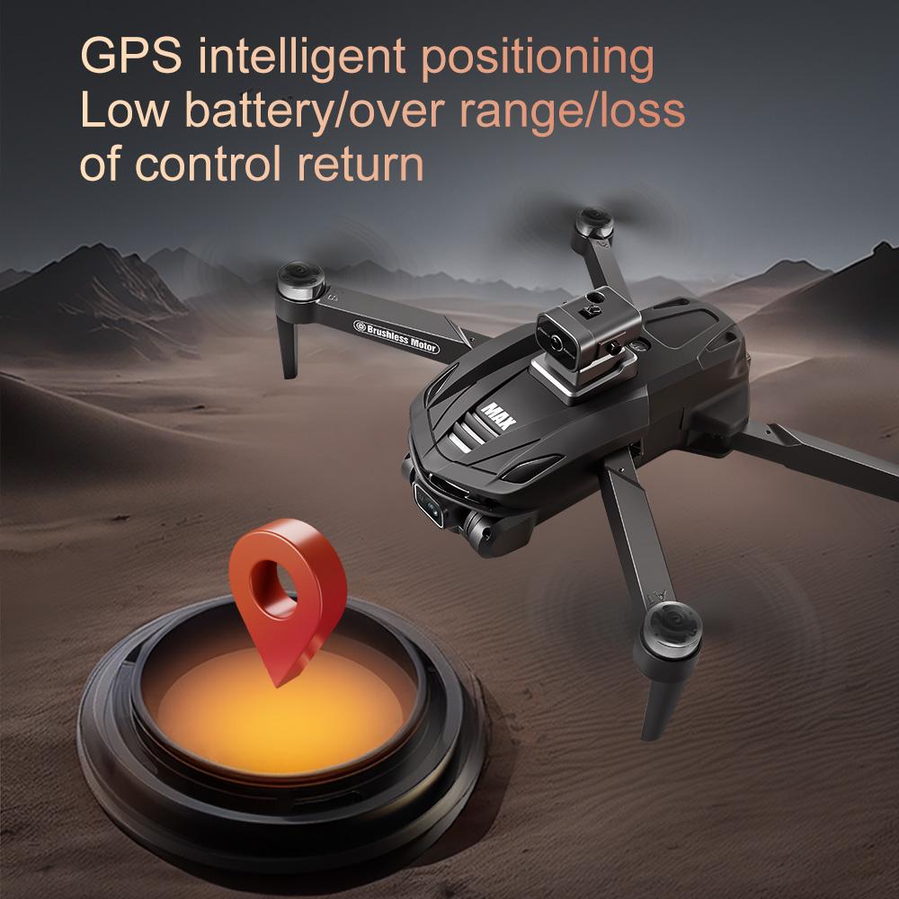 V168 Max Drone 8K Professional HD Camera with Large Screen 5G WIFI FPV Dron Brushless Optical Flow Hover Folding RC Quadcopter