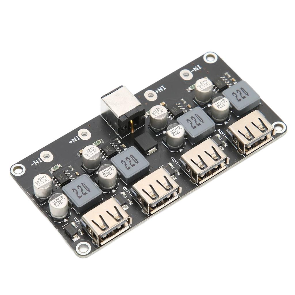 4-канальный модуль быстрой зарядки 12 В 24 В в QC3.0 Power Buck USB зарядное устройство для телефона плата преобразователя