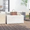 VidaXL Garden Box White 101x50.5x46.5 Cm Solid Pine Wood 823949